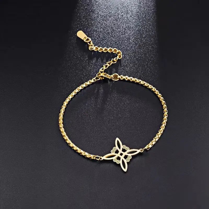 European and American unique hand chain, Witch's Knot Hand Chain.