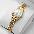 Elegant Oval Dial Women Quartz Watch Ultra-thin Bracelet Strap Ladies