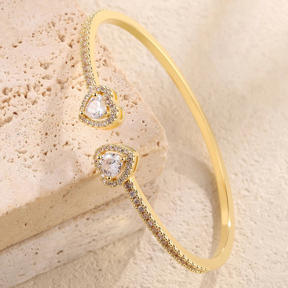 Stainless Steel Bracelet Set for Women Stackable Bangles Fashion
